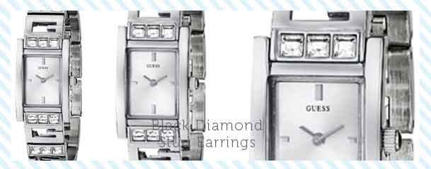 guess silver watch