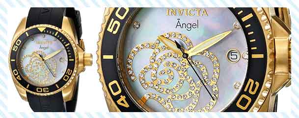 invicta angel collection watch for women