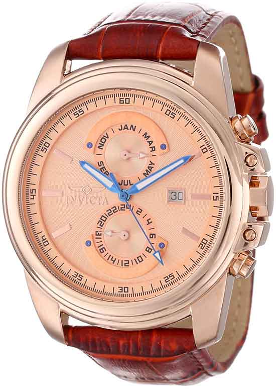 invicta watches leather band