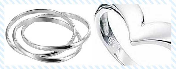 silver thumb rings for women