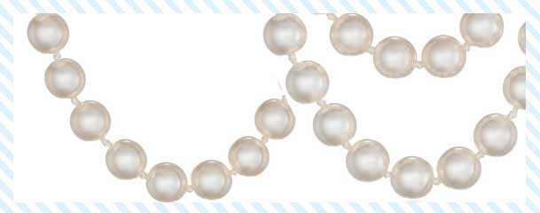 Simulated Pearl Strand Necklace