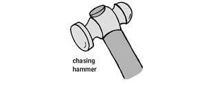 A chasing hammer