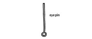 Eye pins