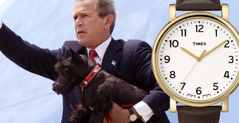 George Bush - Timex Watch