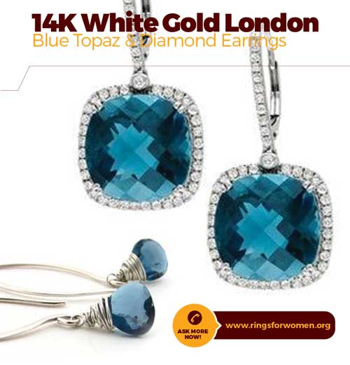 London Blue Topaz Earrings