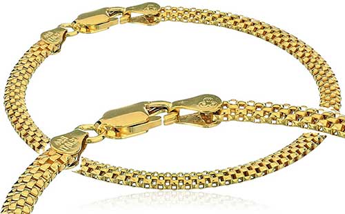 Sterling Silver Mesh Chain Bracelet