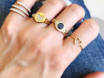 Heart rings