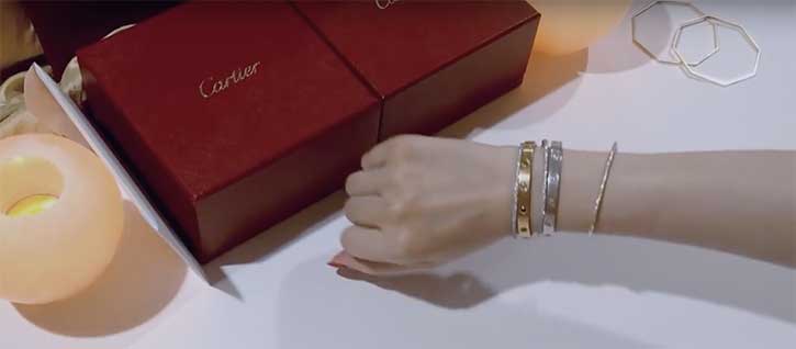 Cartier stacking Bracelets