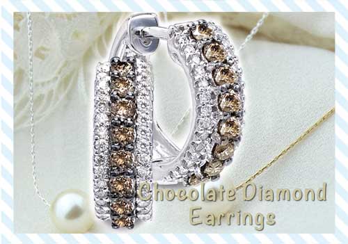 Chocolate Diamond Earrings