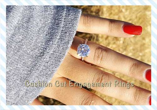 Cushion Cut Engagement Rings