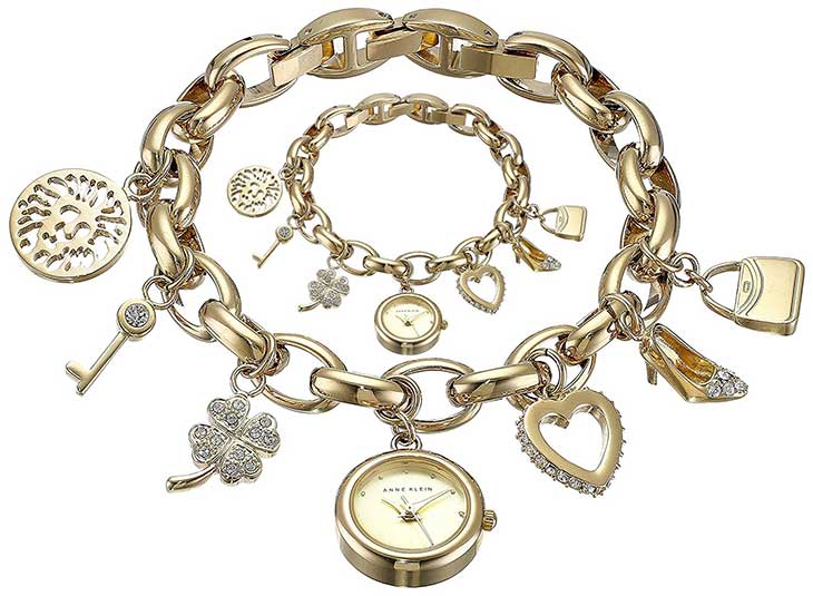 Anne Klein Gold Charm Bracelets