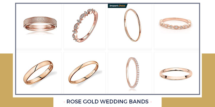 Rose Gold Wedding Bands