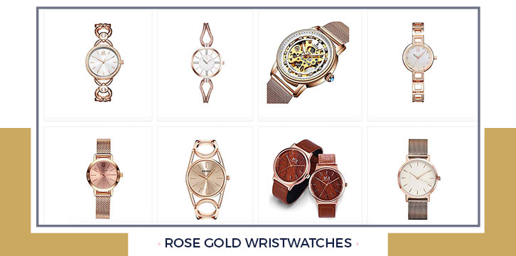 Rose Gold Wristwatches