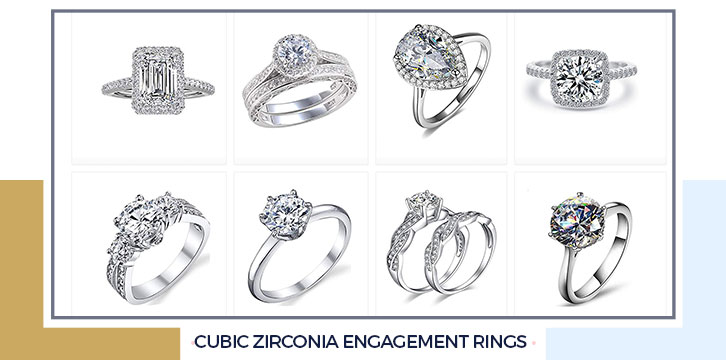 Best quality cubic zirconia engagement rings