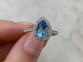 Aquamarine ring