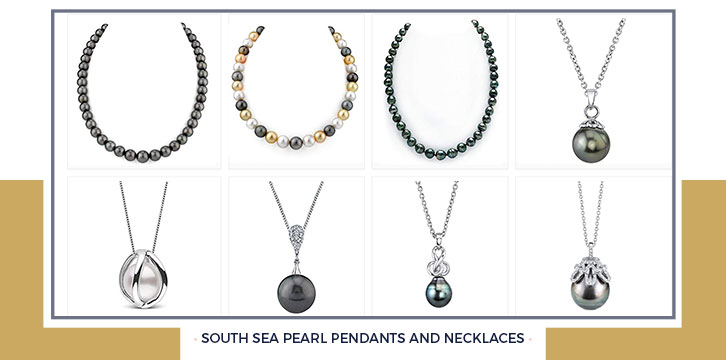 South Sea Pearl Pendants & Necklaces