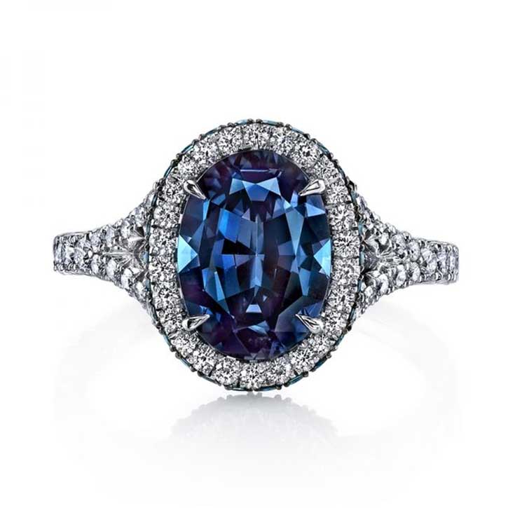 Luxury Designer Alexandrite Ring