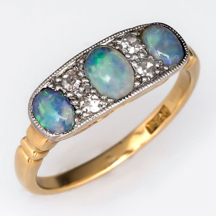 Antique Victorian Opal Ring
