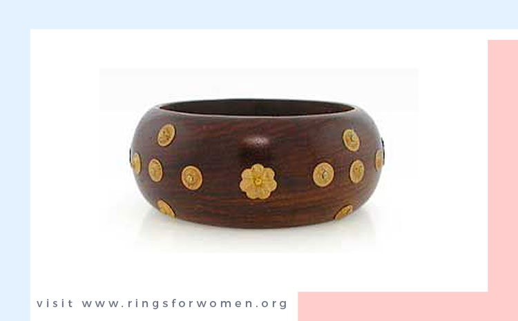 Brass Accented Bangle