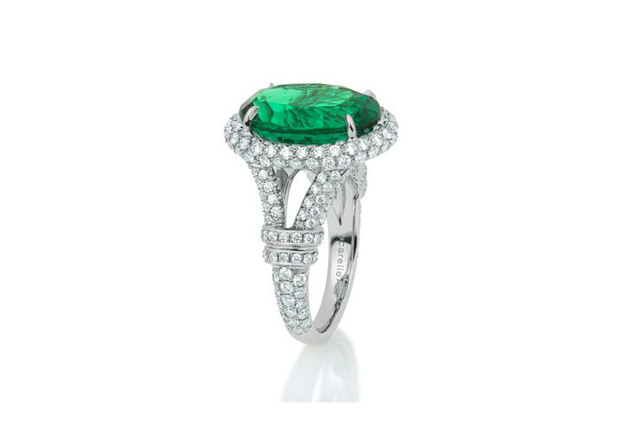 Emerald Engagement Rings Carelle