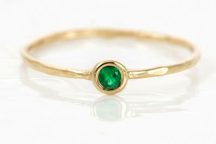 Emerald Engagement Rings Melanie Casey
