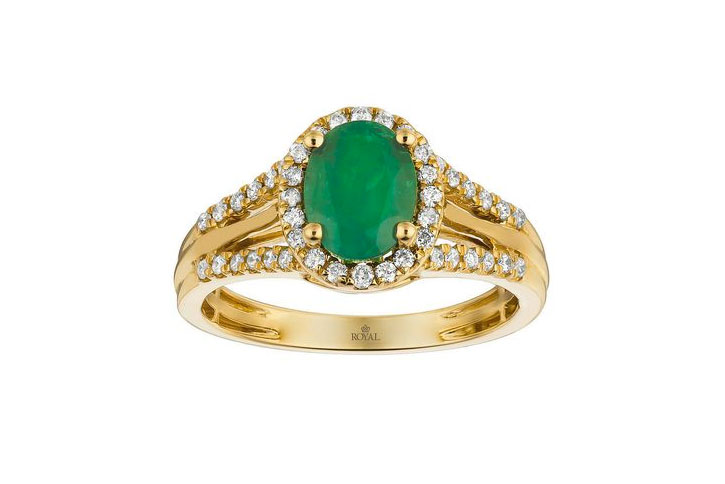 Emerald Engagement Rings Royal Jewelry