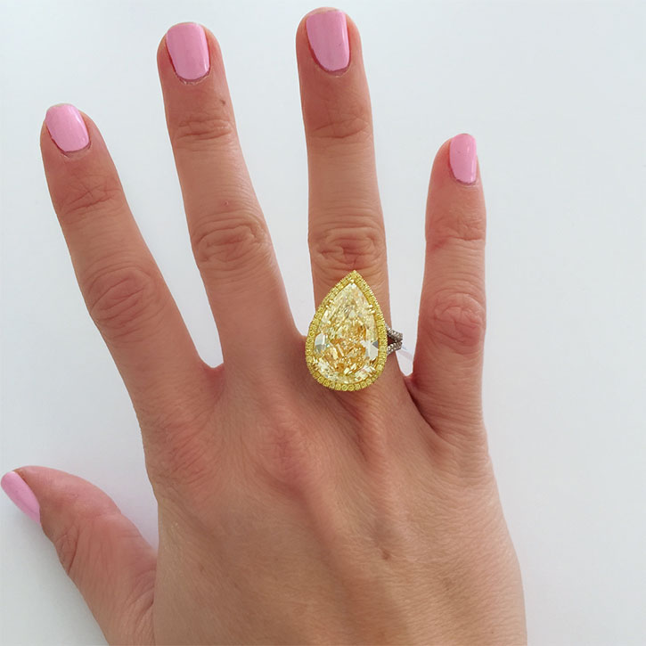 Yellow Diamond Bridal Rings