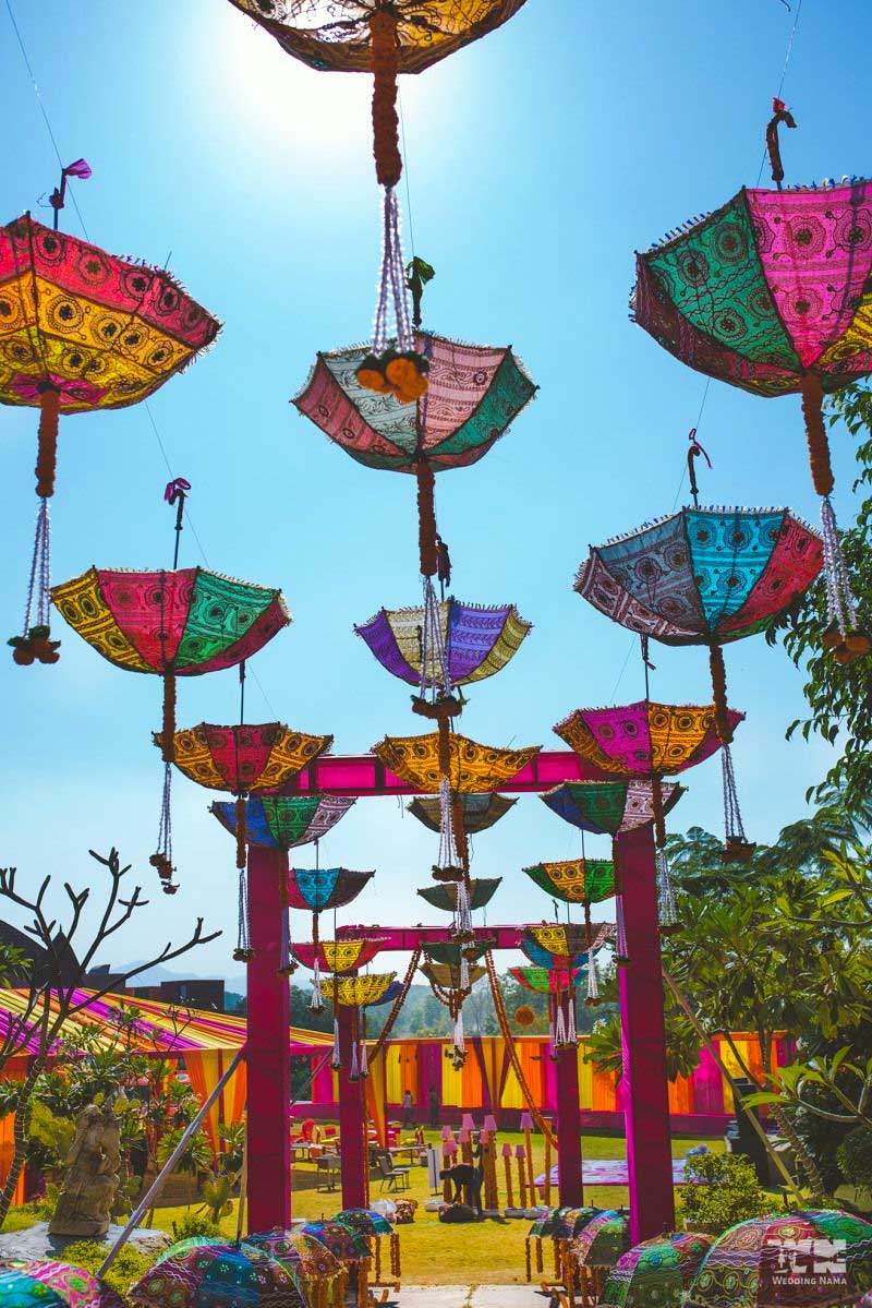 Indian Wedding Decoration Umbrellas