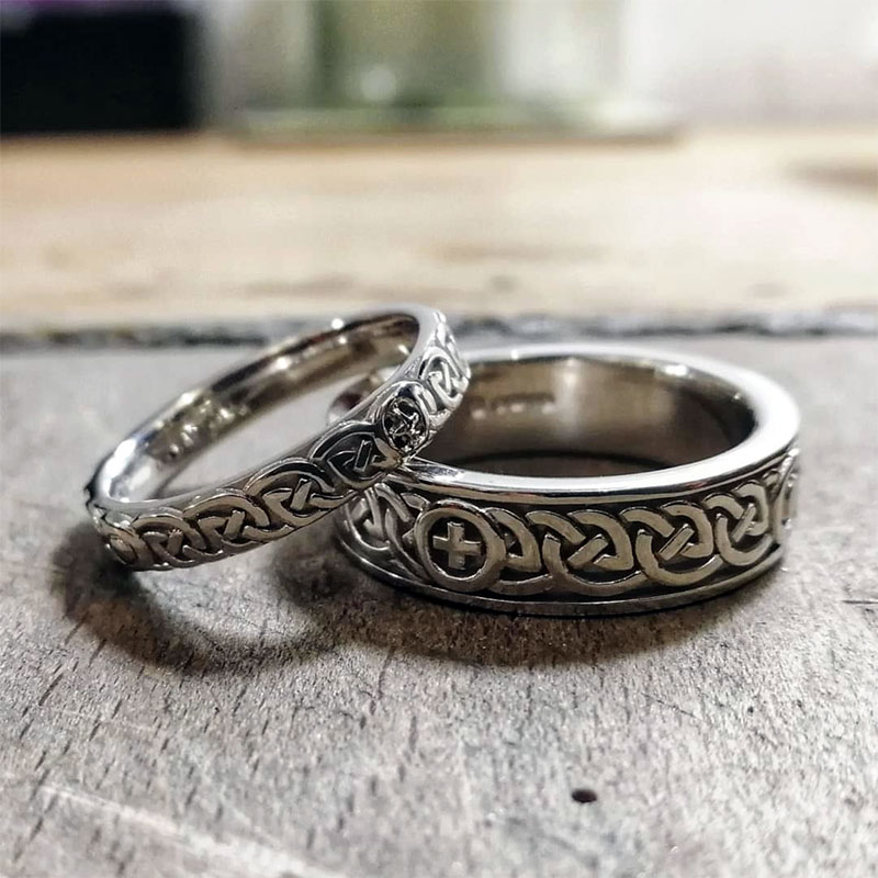Openwork Celtic Wedding Ring