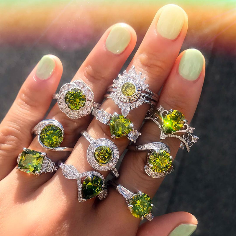 Peridot Rings