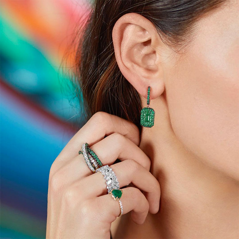 Emerald Earrings