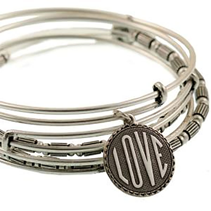 Love Expandable Wire Bangle Set of 5