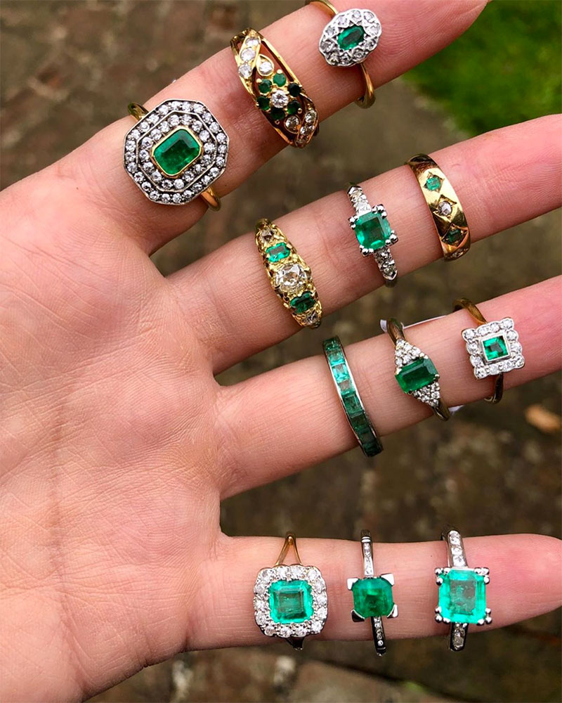 Emerald Rings