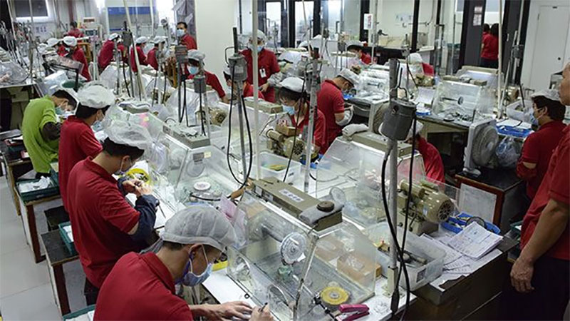 Jewelry manufacturing Chow Tai Fook factory